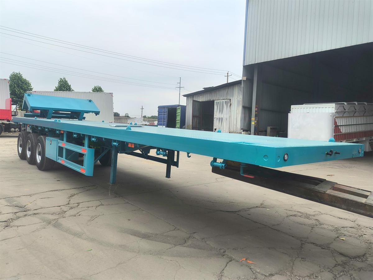3 Axle Flatbed Trailer for Container Logistics 3 Axle Flatbed Trailer for Container Logistics