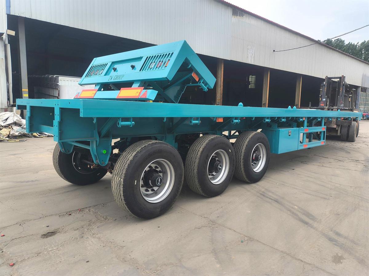 3 Axle Flatbed Trailer for Container Logistics 3 Axle Flatbed Trailer for Container Logistics