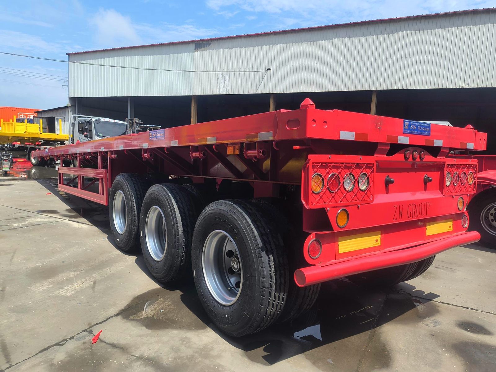 Heavy Duty 3 Axle Flatbed Trailer
