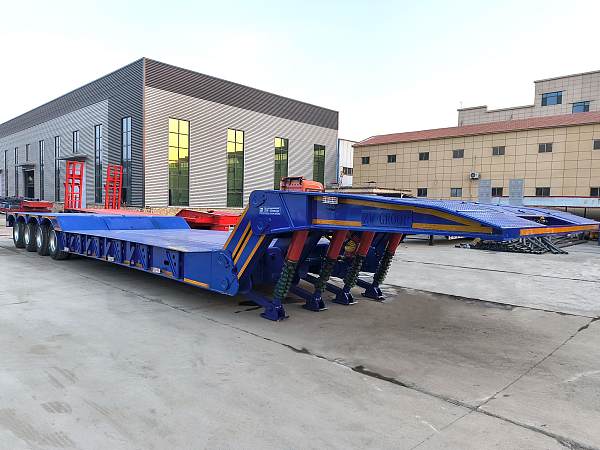 Foldable Gooseneck Lowbed Semi Trailer Foldable Gooseneck Lowbed Semi Trailer