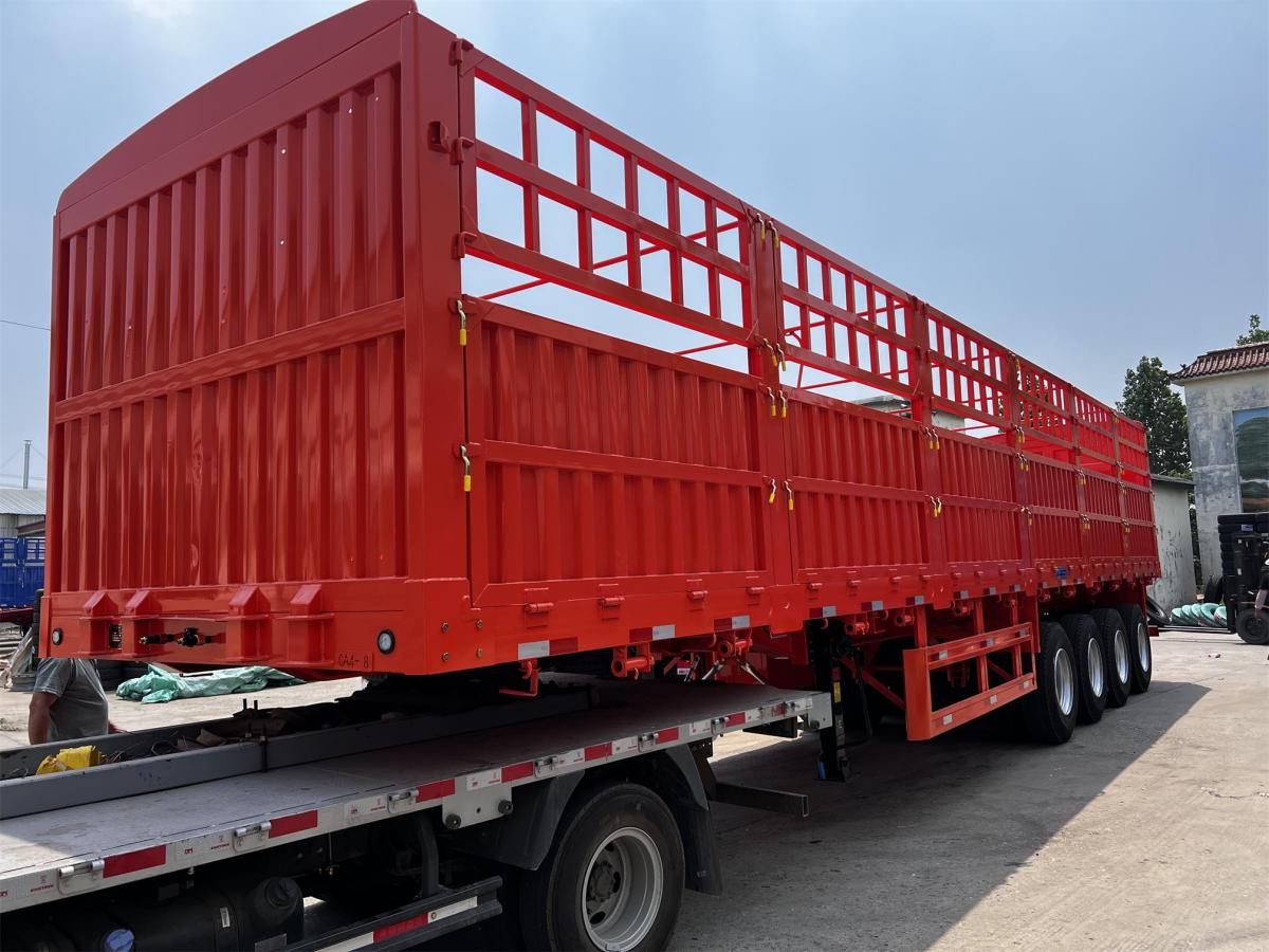4 Axles Cargo Transport Fence trailer 4 Axles Cargo Transport Fence trailer