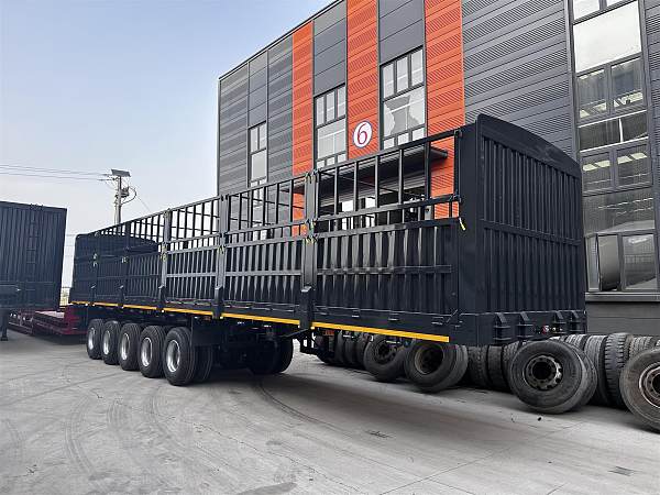 5 Axle Cargo Transport Fence Semi Trailer