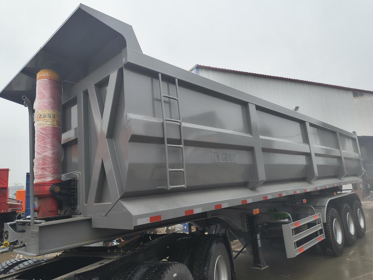 Custom Dump Semi Trailer Solution for Heavy Mining Haulage in Senegal