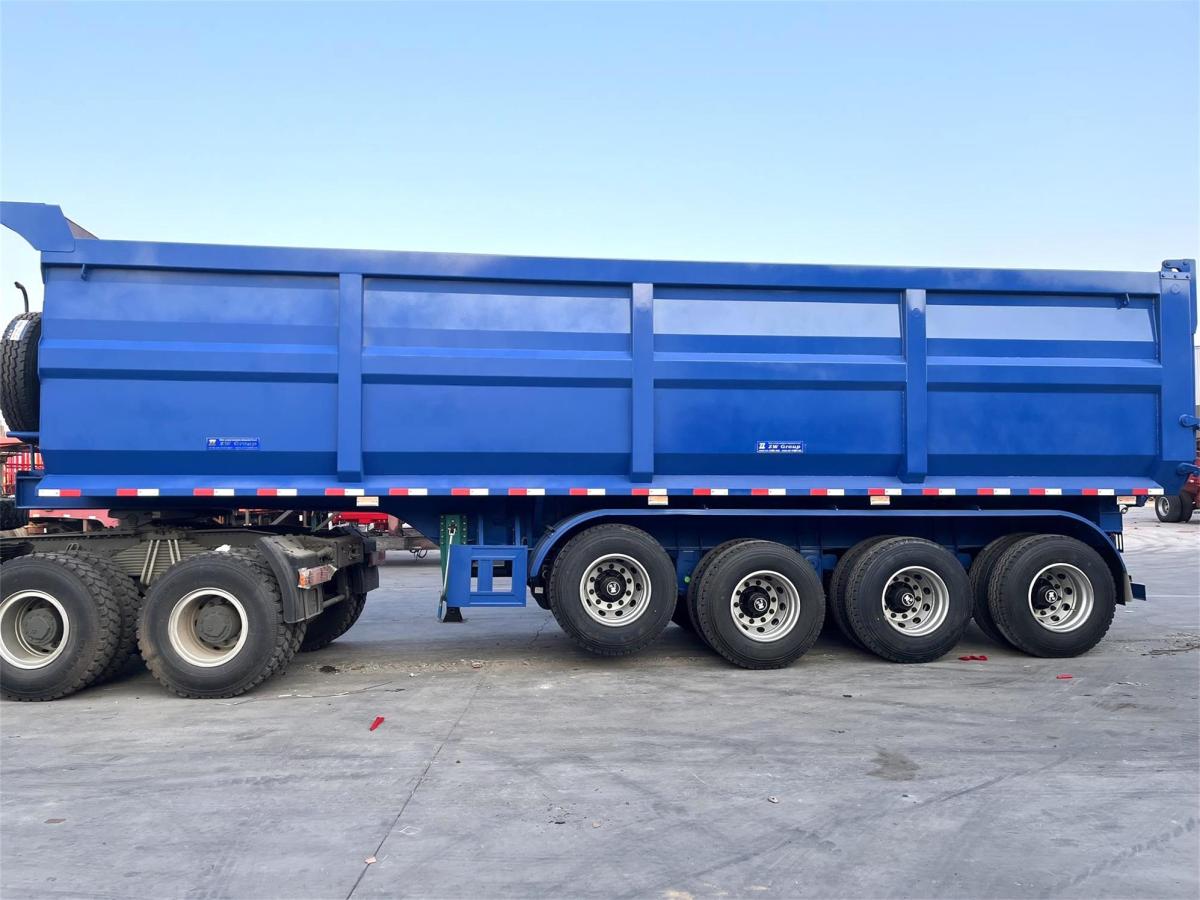 4 Axle End Dump Trailer
