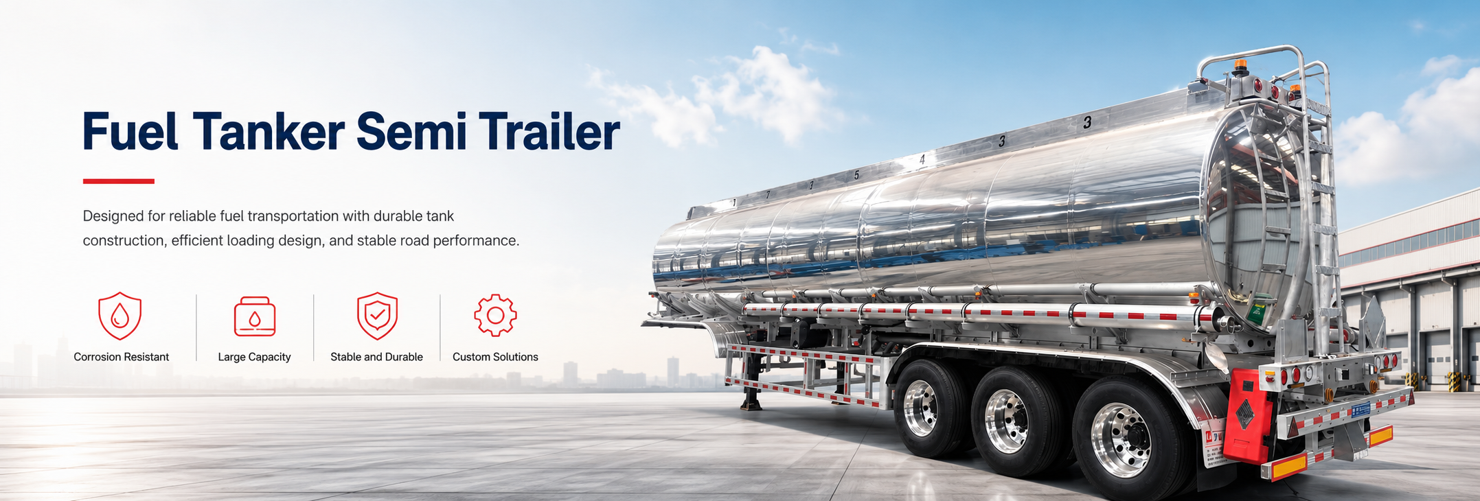 Stainless Steel Tanker Trailer