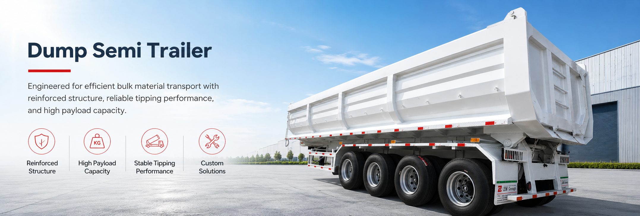 Side Dump Semi Trailer