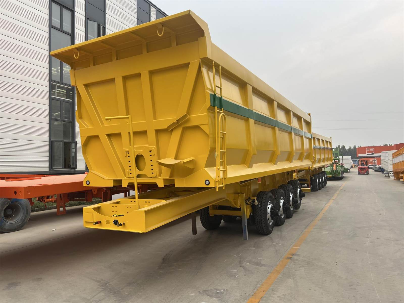 4 Axle Dump Semi Trailer