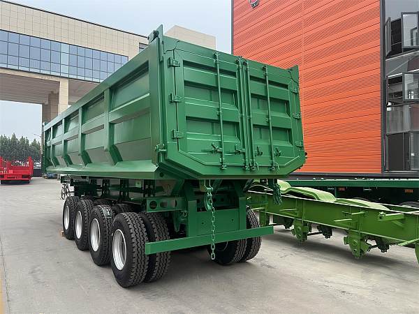 4 Axles Rear Dump Semi Trailer