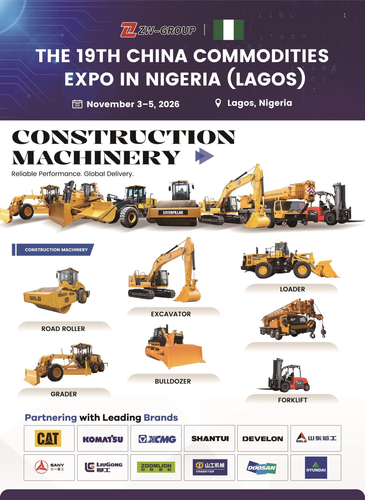 ZW Group at 19th China Commodities Expo Nigeria 2026 (Booth 1 A01)
