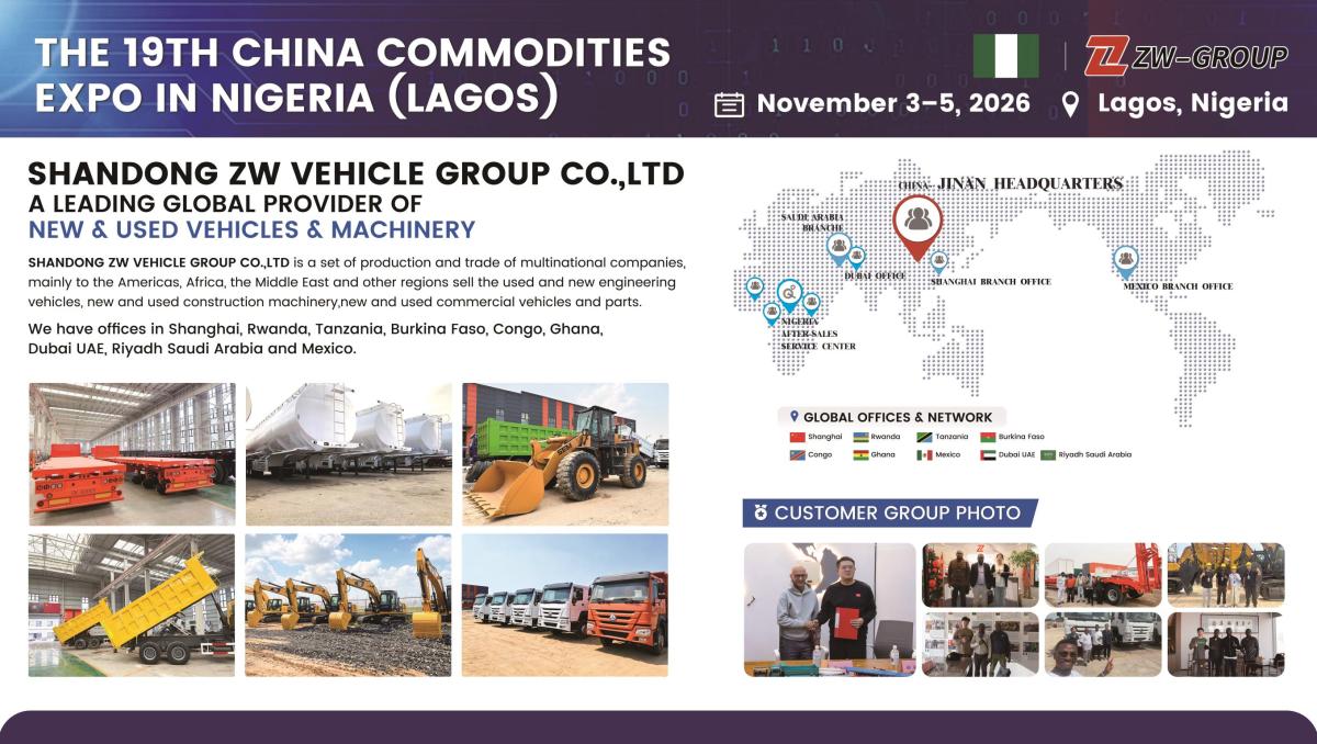 ZW Group at 19th China Commodities Expo Nigeria 2026 (Booth 1 A01)