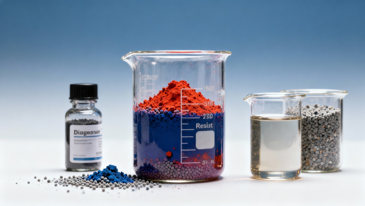What causes poor dispersion in pigments even after fine grinding?