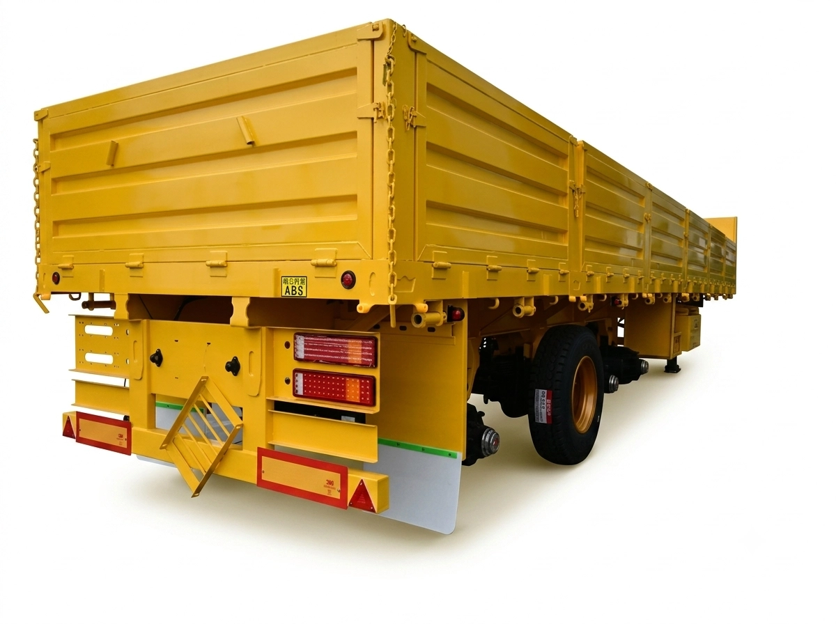 Jinsi Ekseli ya Kuinua Inavyofanya Kazi kwenye Trela ya Nusu ya Pembeni yenye Ekseli 4 40T 4-Axle Sidewall Semi Trailer