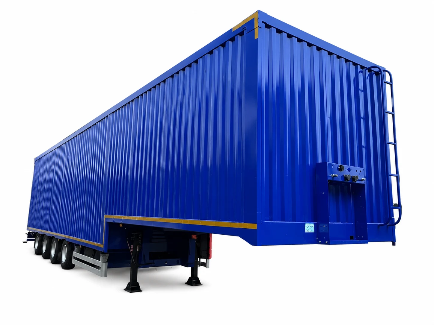 Semi-trailer Box Van Tertutup 4 Sumbu