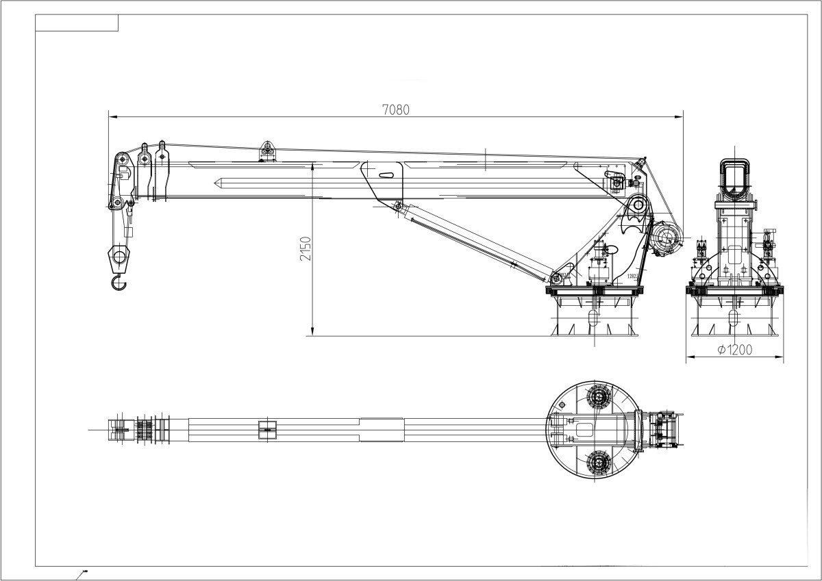 10T  Crane layout plan