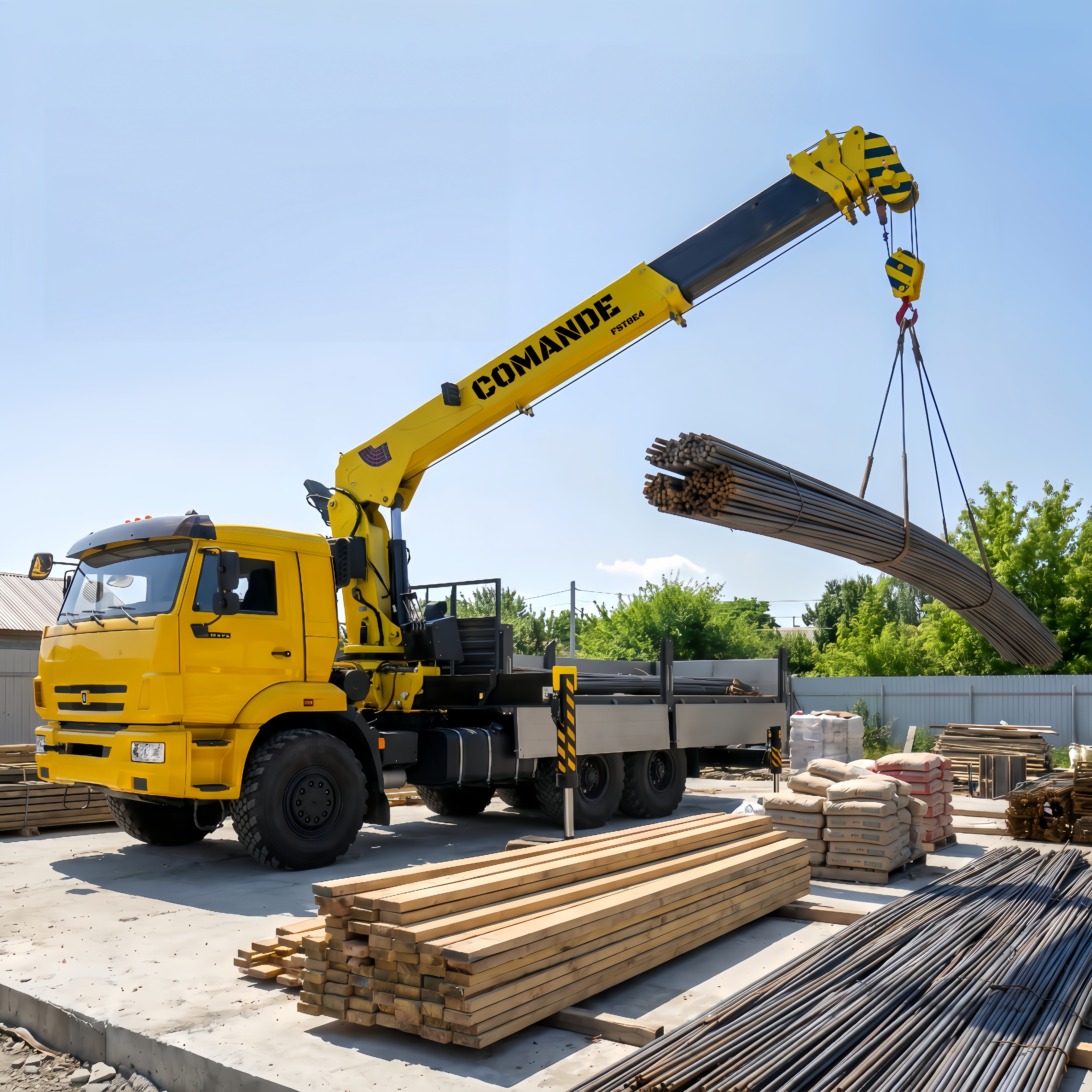 How articulation affects Knuckle Boom Crane placement on site