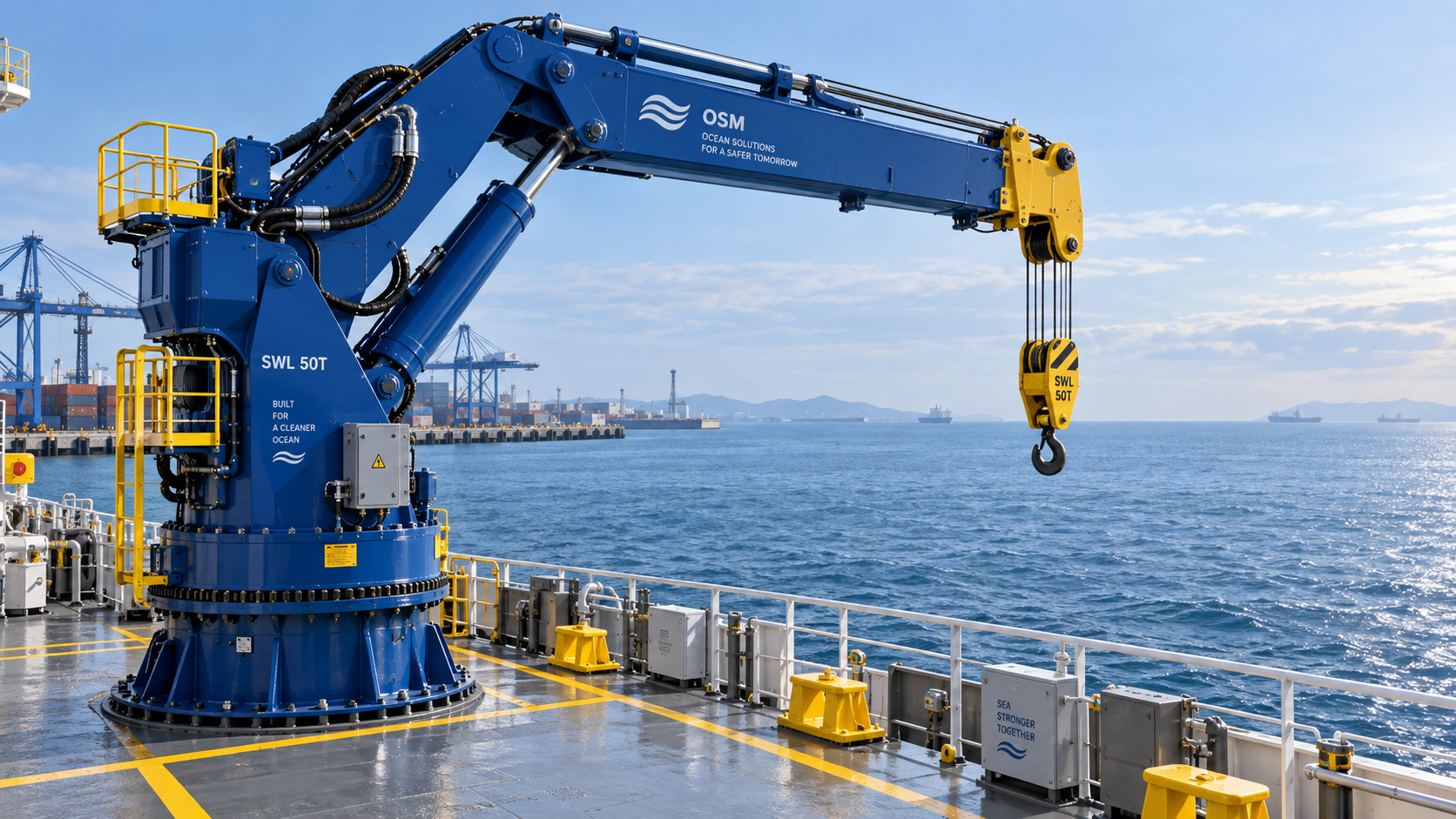 How corrosion protection affects marine crane service life