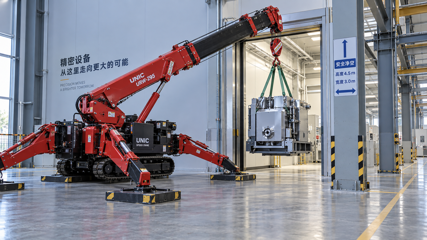 Choosing a Straight Boom Crane for Precise Lifting and Rotation in Tight Sites