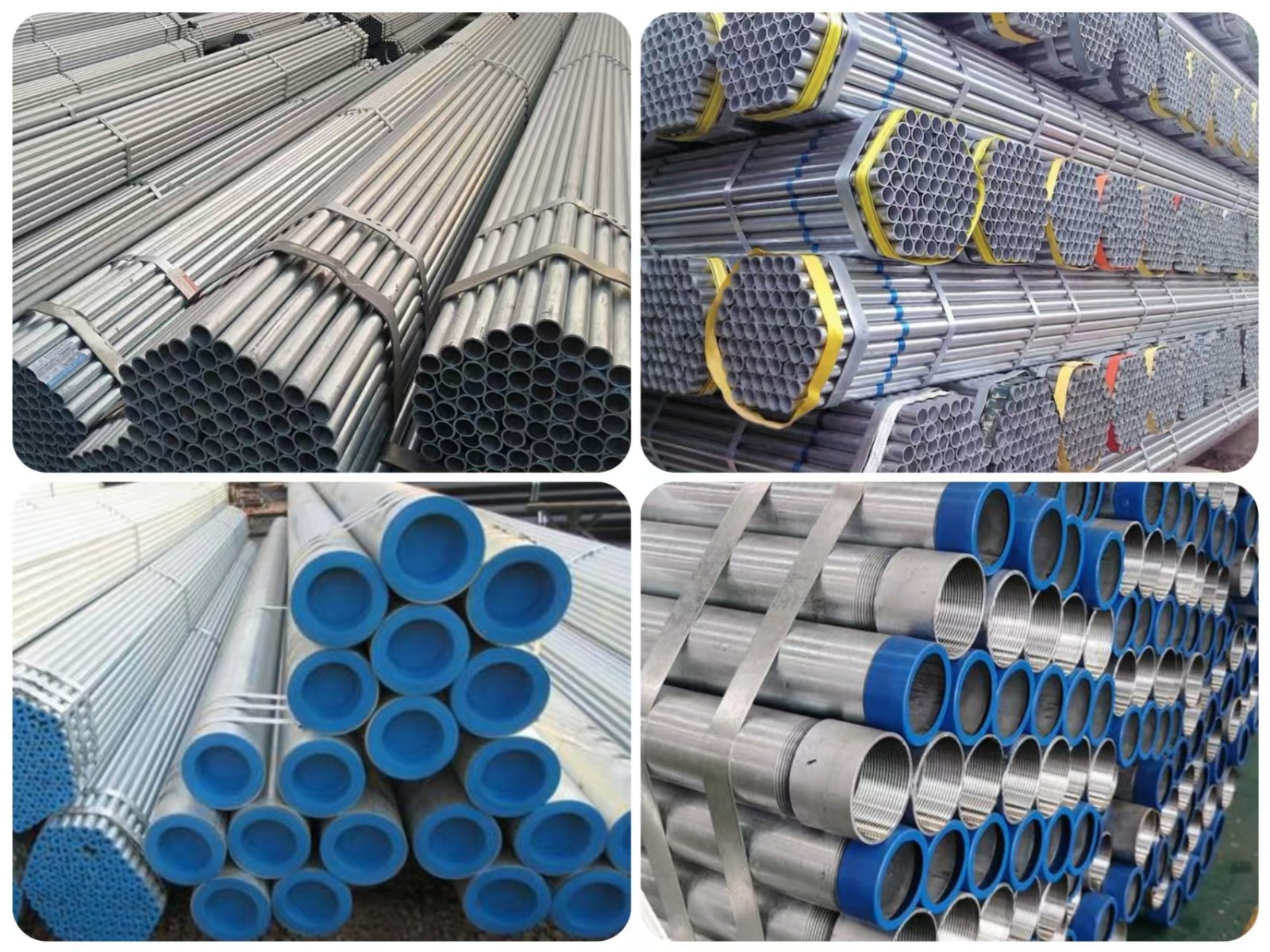 镀锌管包装拼图 Galvanized Steel Pipe
