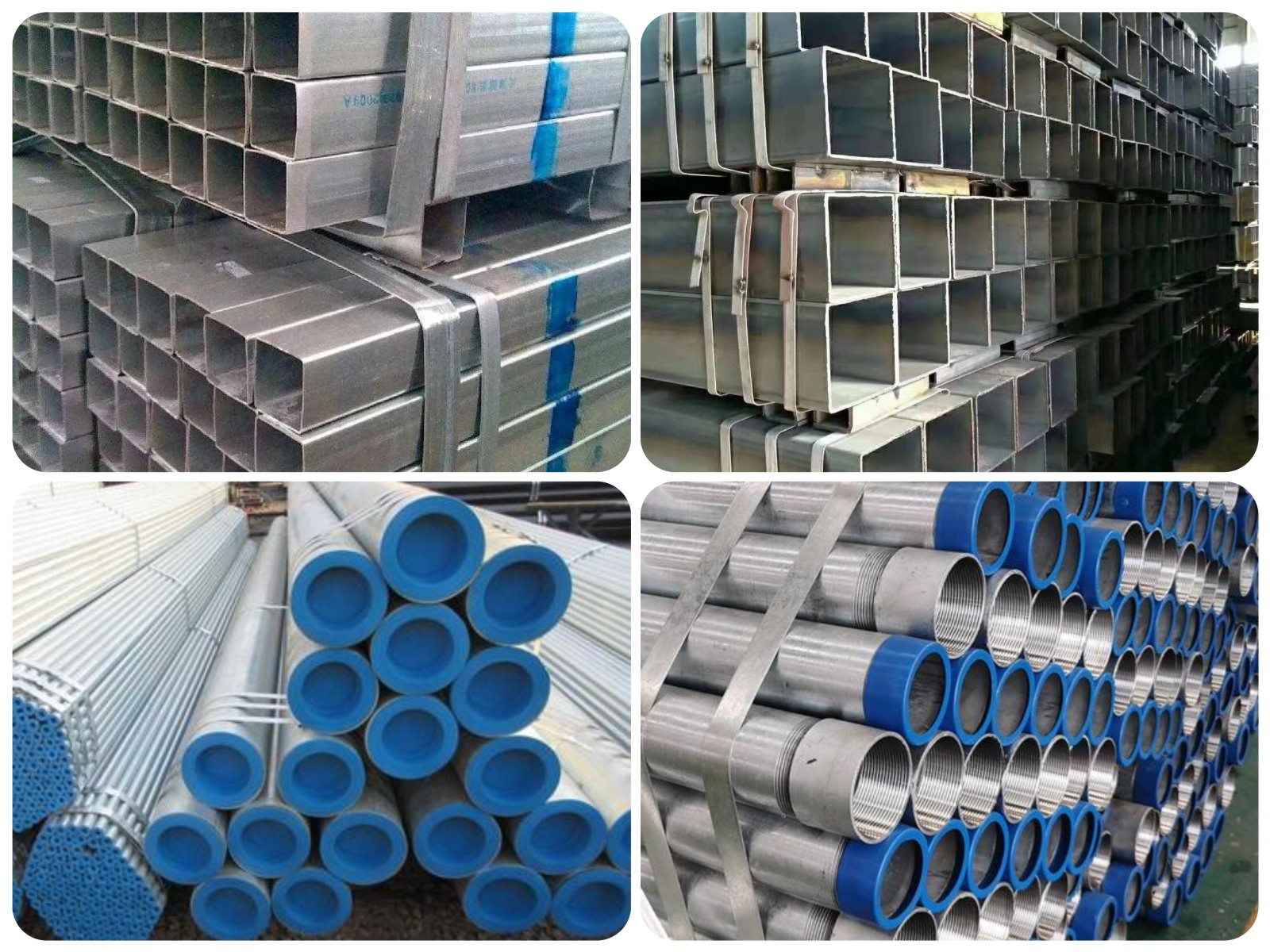 Q355B Galvanized Round pipe