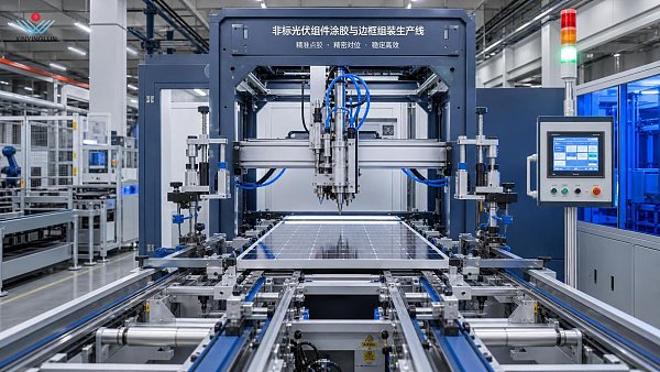 How Gluing and Frame Assembly Lines Improve Throughput in Non-Standard PV Modules