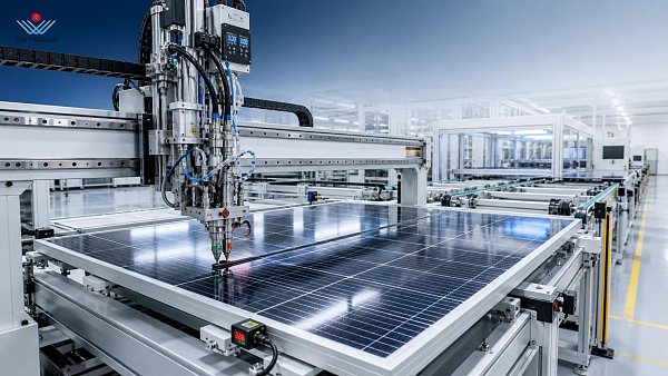 Can an AB Adhesive Dispensing Machine Handle Large Solar Panels?