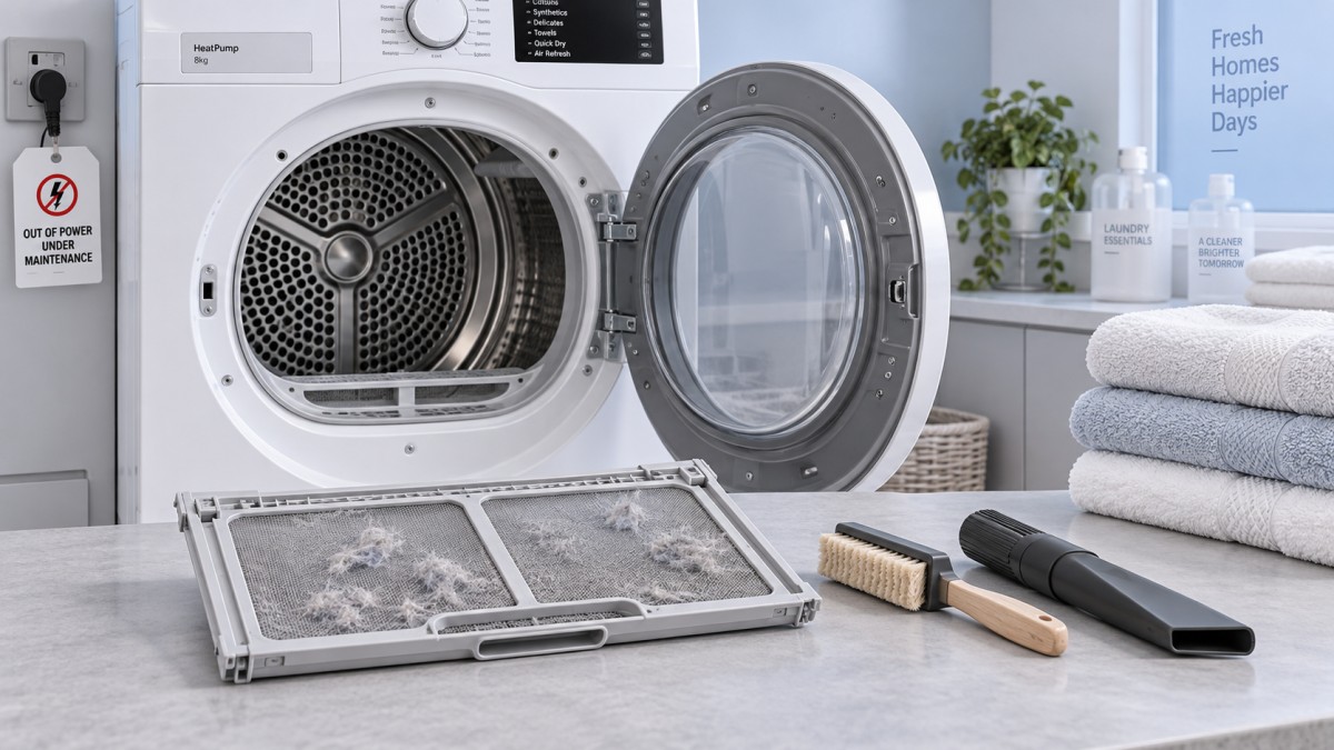 Dryer Lint Buildup: Cleaning Tasks That Help Reduce Fire Risk Accumulo di lanugine nell’asciugatrice: operazioni di pulizia per ridurre il rischio di incendio