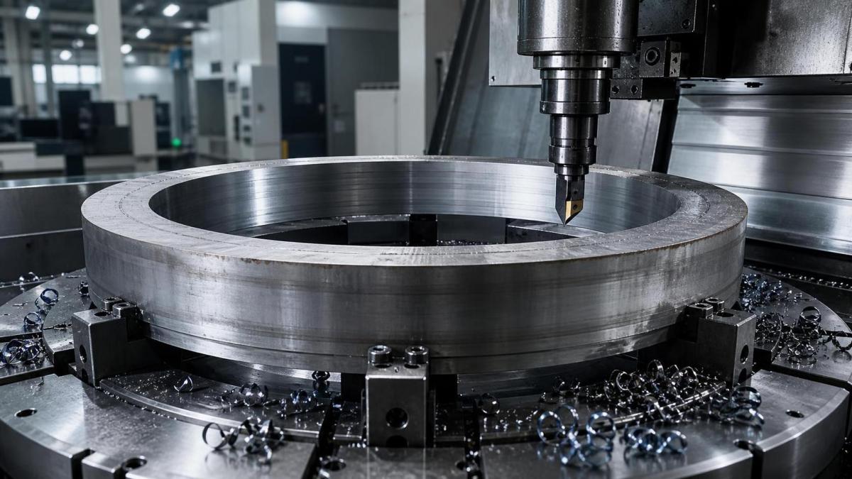 How much machining allowance should a stainless steel forged ring blank have?
