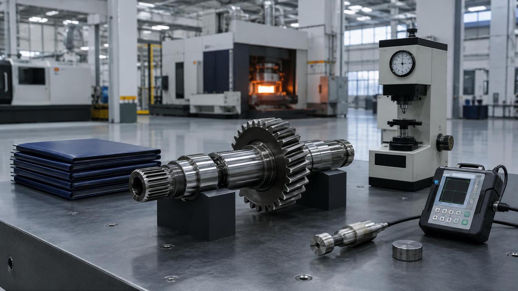 Which forging records should a forged gear shafts supplier provide?