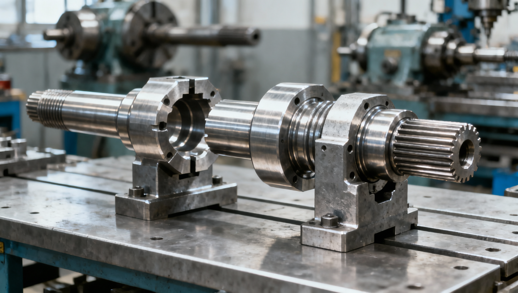 What determines tooling charges at a steel drive shaft factory?