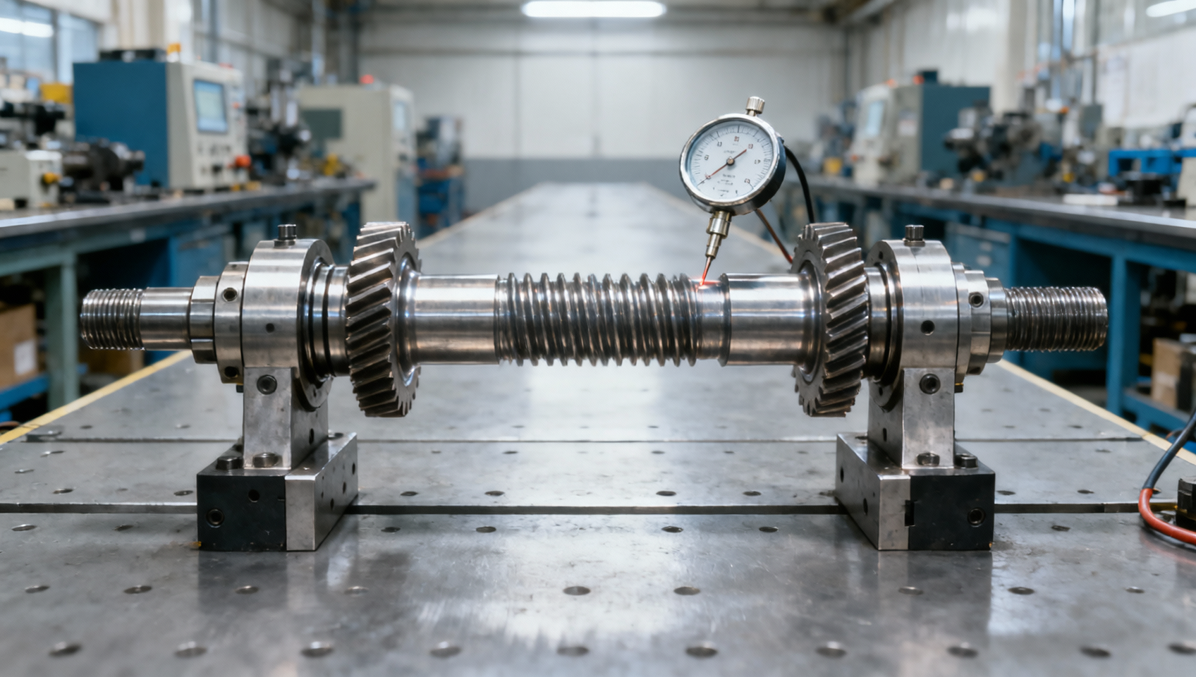 What runout limits should a precision drive shaft factory meet?