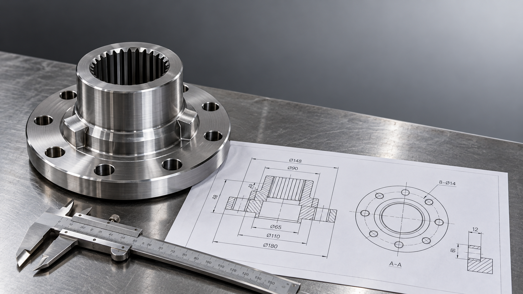 What to include in a custom drive shaft flange quotation request