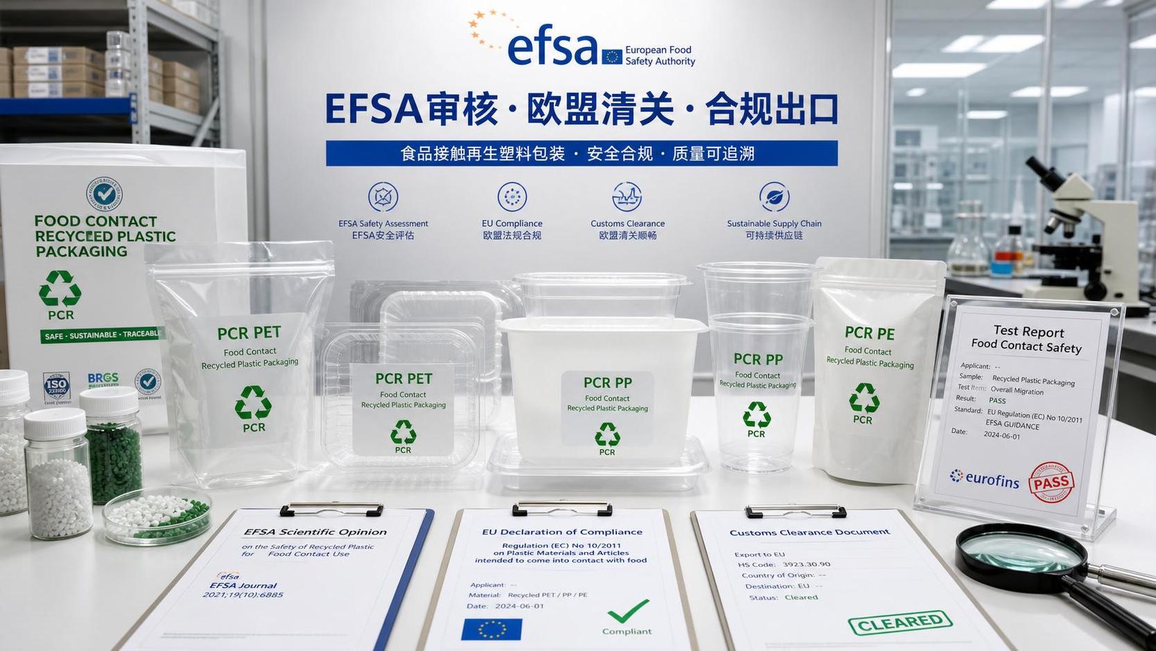 EU Rule Takes Effect on EFSA Review for Recycled Food Packaging