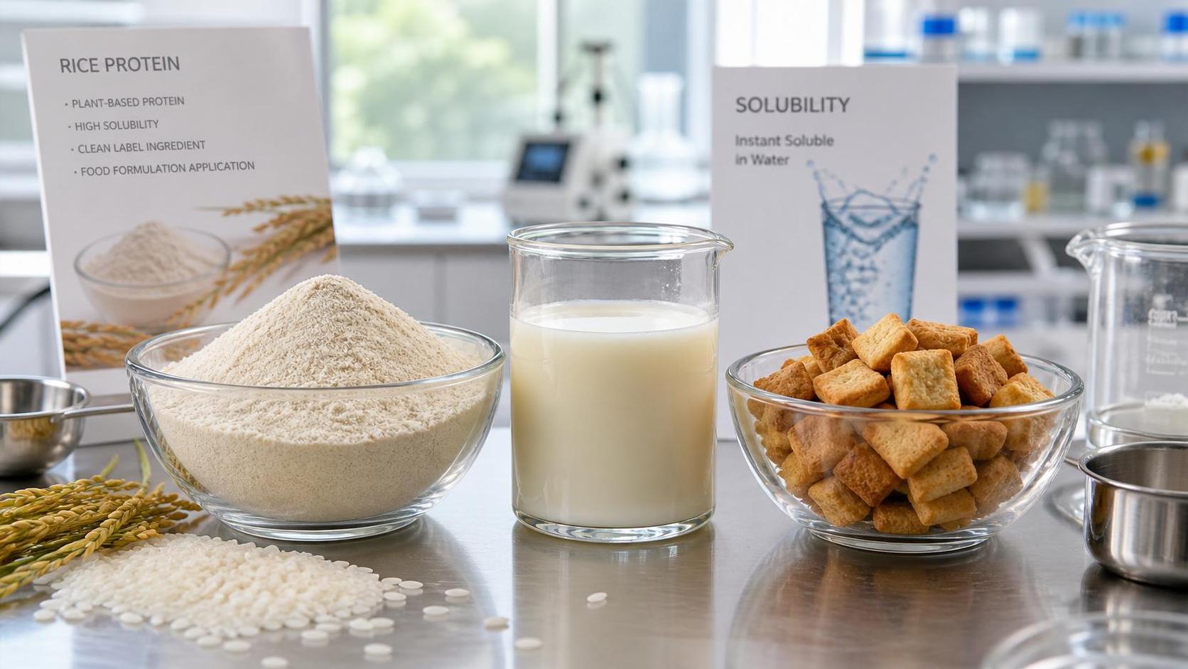 Rice Protein Ingredients Explained: Types, Solubility, and Best Uses in Food Formulation