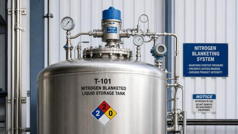 Nitrogen Blanketing for Storage Tanks: Practical Design Considerations Nitrogen Blanketing for Storage Tanks: Practical Design Considerations