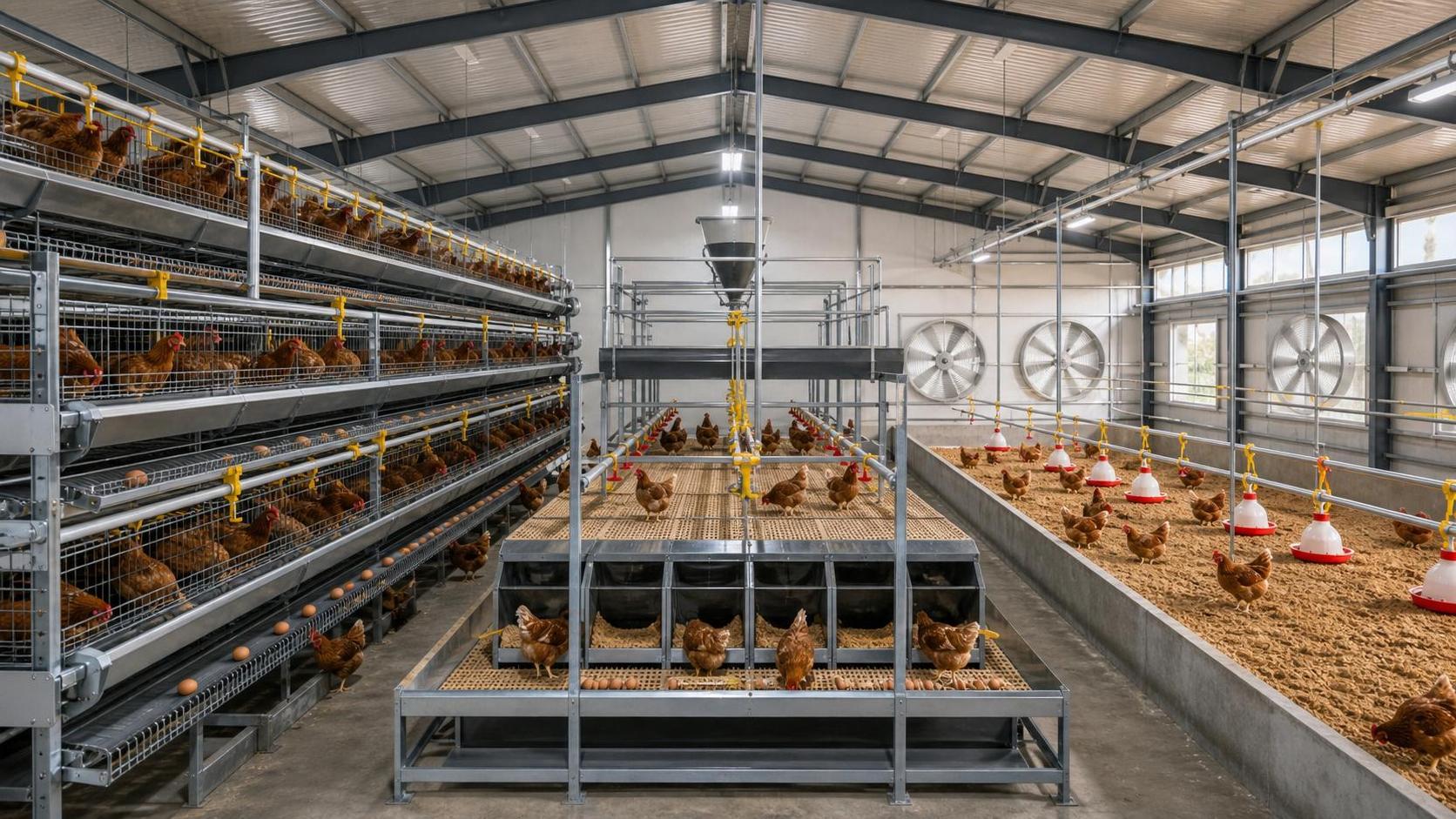 How to Choose Layer Poultry Equipment for Cage, Aviary, and Floor Systems