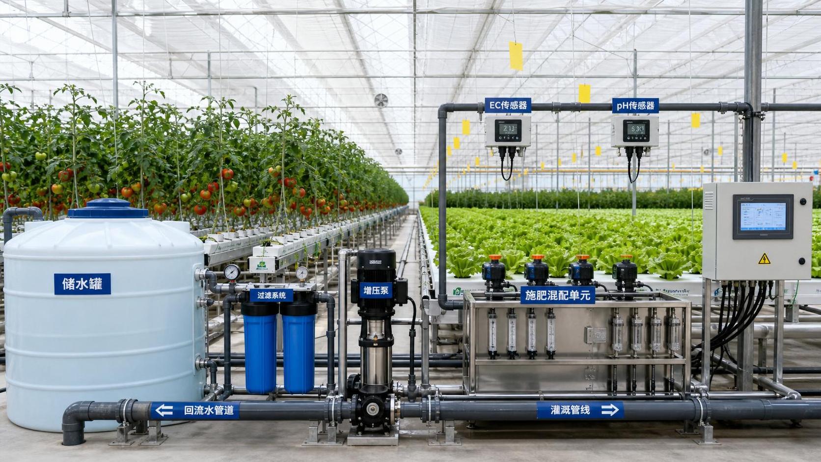 Greenhouse Water Management Systems for High-Yield Crops: Key Components and Setup