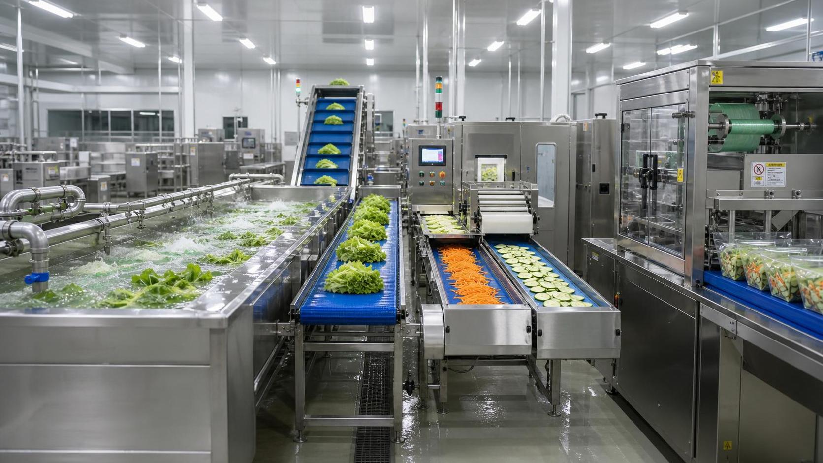 Fresh Produce Processing Flow Explained: Washing, Sorting, Cutting, and Contamination Control