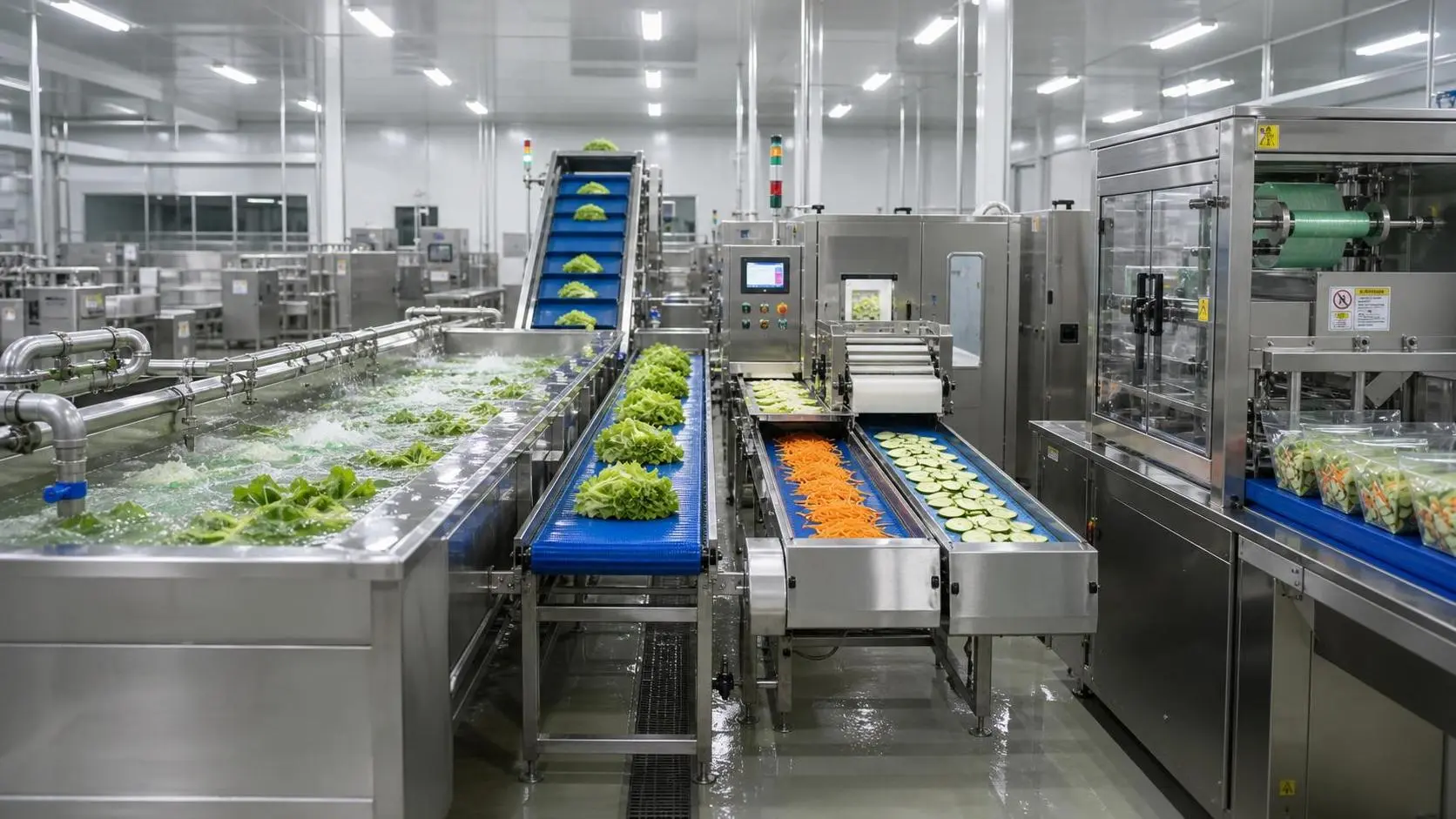 Fresh Produce Processing Flow Explained: Washing, Sorting, Cutting, and Contamination Control