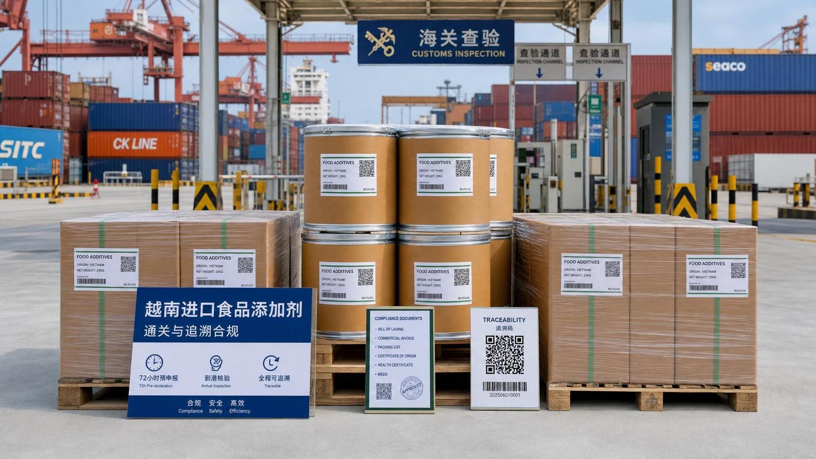 Vietnam to Require V-FAS 2.0 Trace Codes for Imported Food Additives