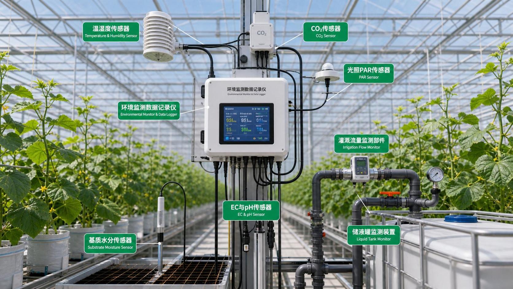 How to Choose a Greenhouse Monitoring Systems Data Logger by Sensor Type and Logging Interval