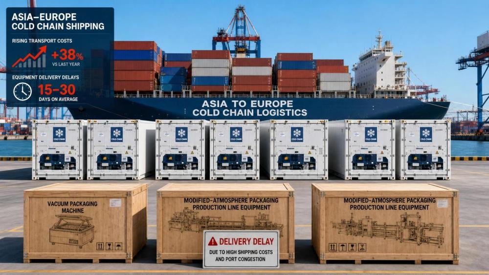 Reefer Rates Jump 37% on Asia-Europe Route