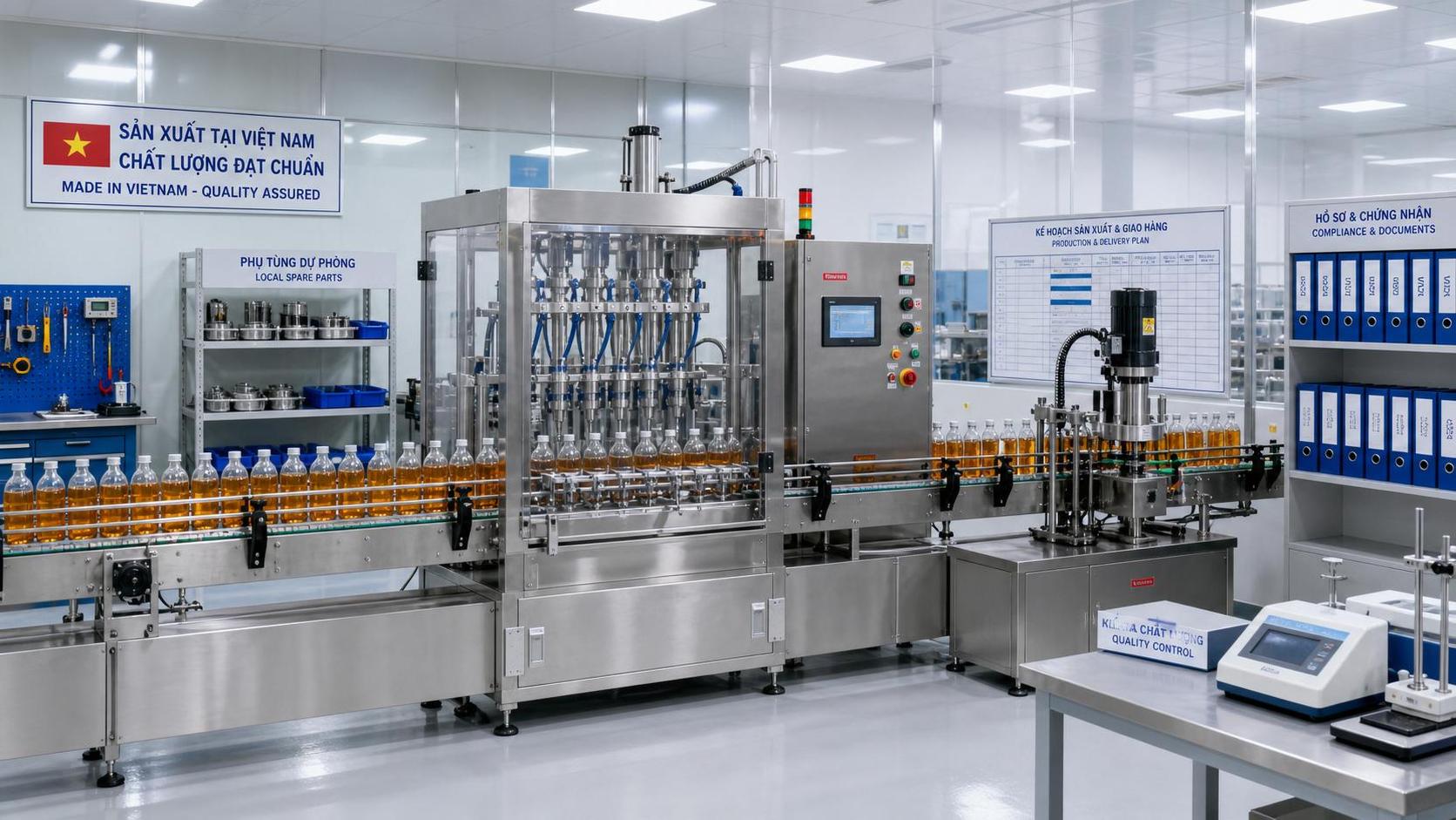 Buying Filling Equipment in Vietnam: How to Compare Local Support, Lead Time, and Compliance