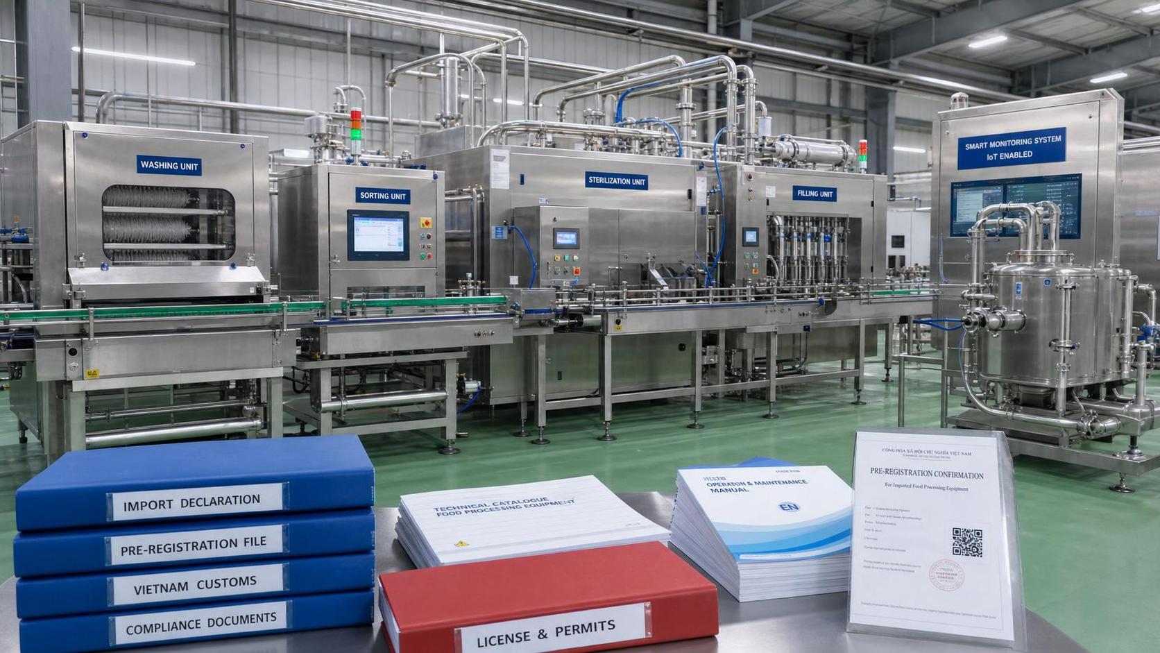 Vietnam Mandates V-FAS 3.0 Pre-Registration for Food Machinery