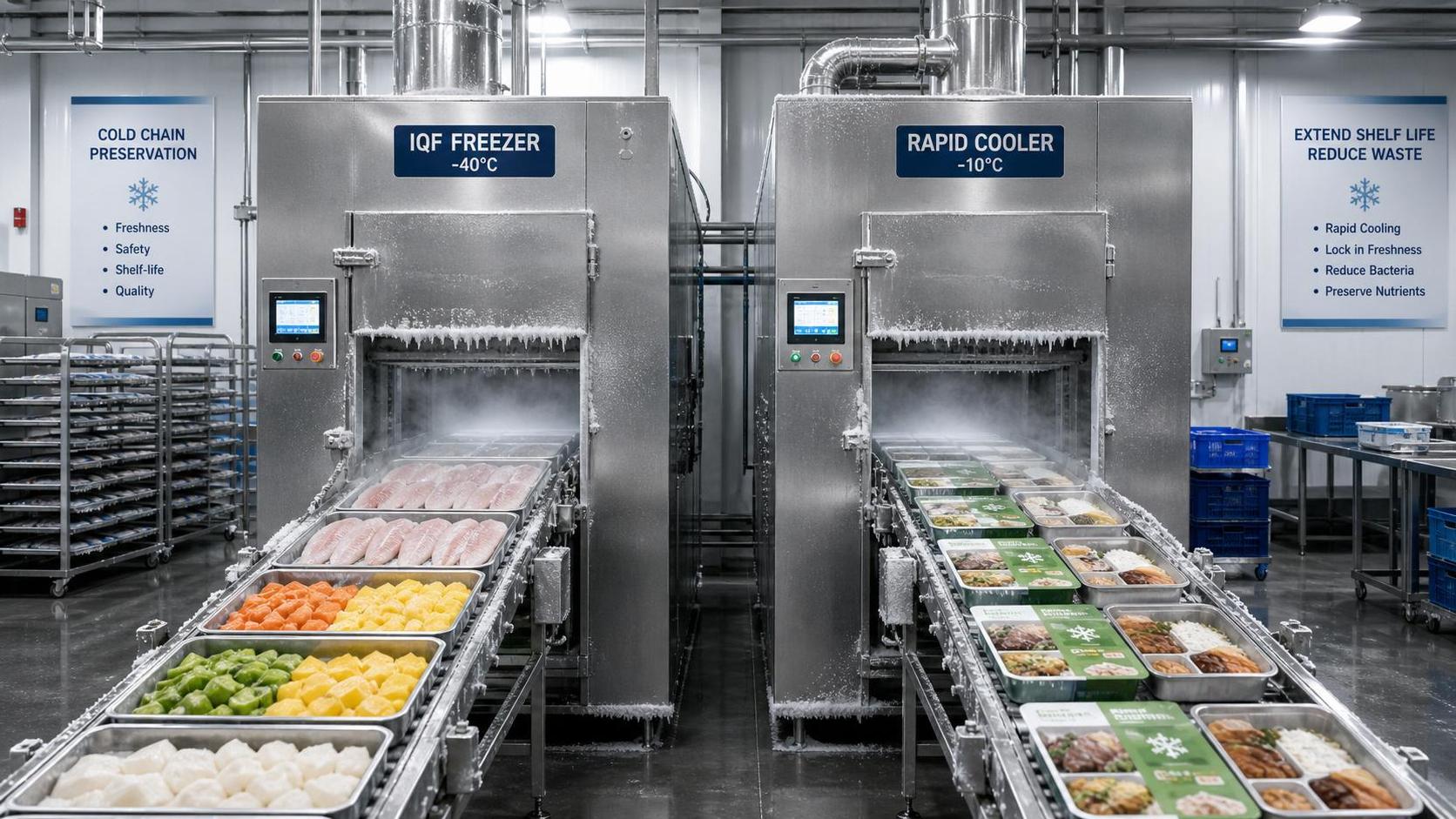 Blast Freezing vs Quick Chilling: Which Method Fits Your Product and Shelf-Life Goals?