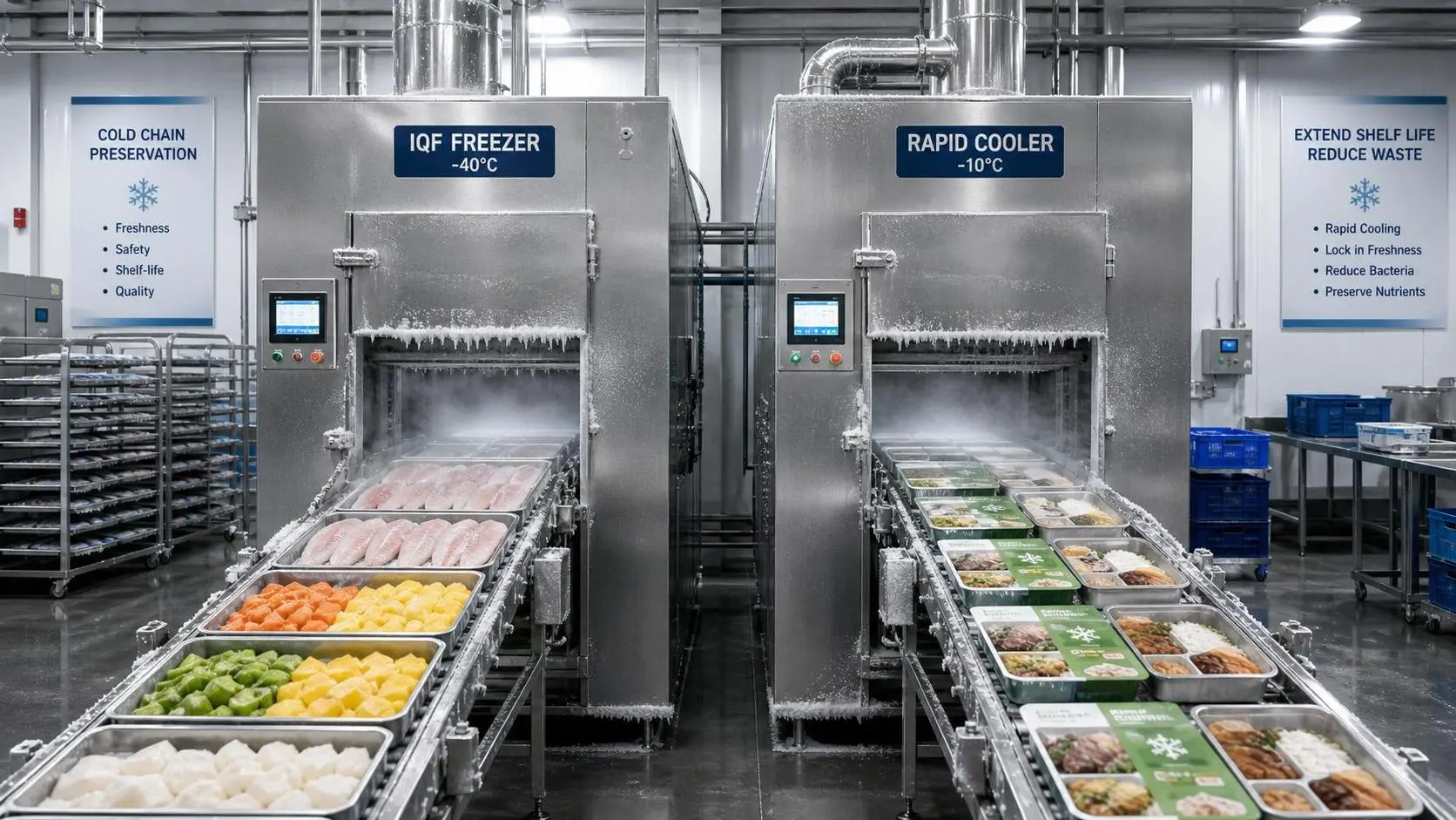 Blast Freezing vs Quick Chilling: Which Method Fits Your Product and Shelf-Life Goals?
