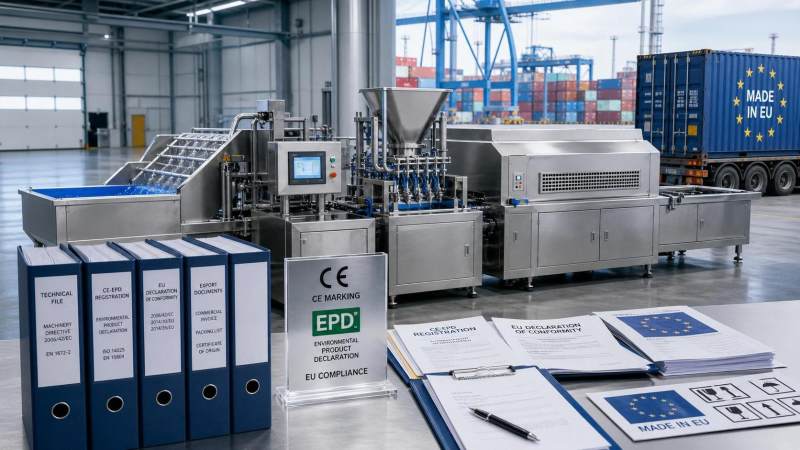 EU Requires CE-EPD for Food Processing Machinery EU Requires CE-EPD for Food Processing Machinery
