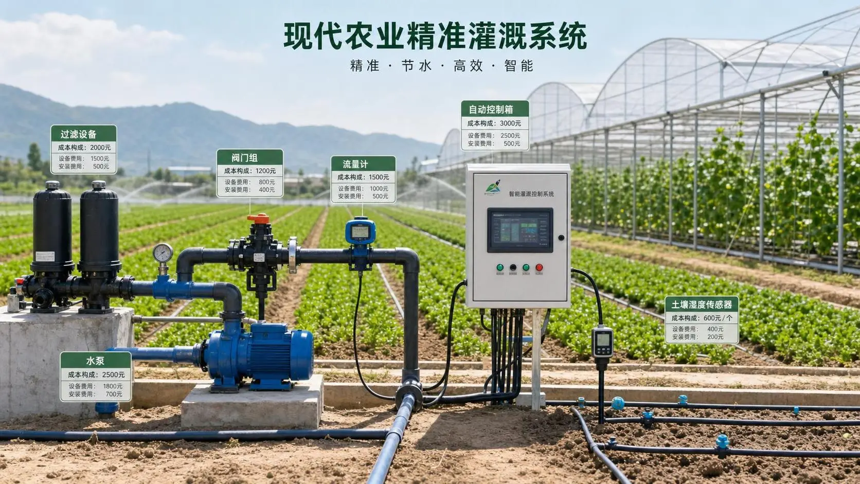 Precision Irrigation Cost Breakdown: Equipment, Installation, and Operating Factors