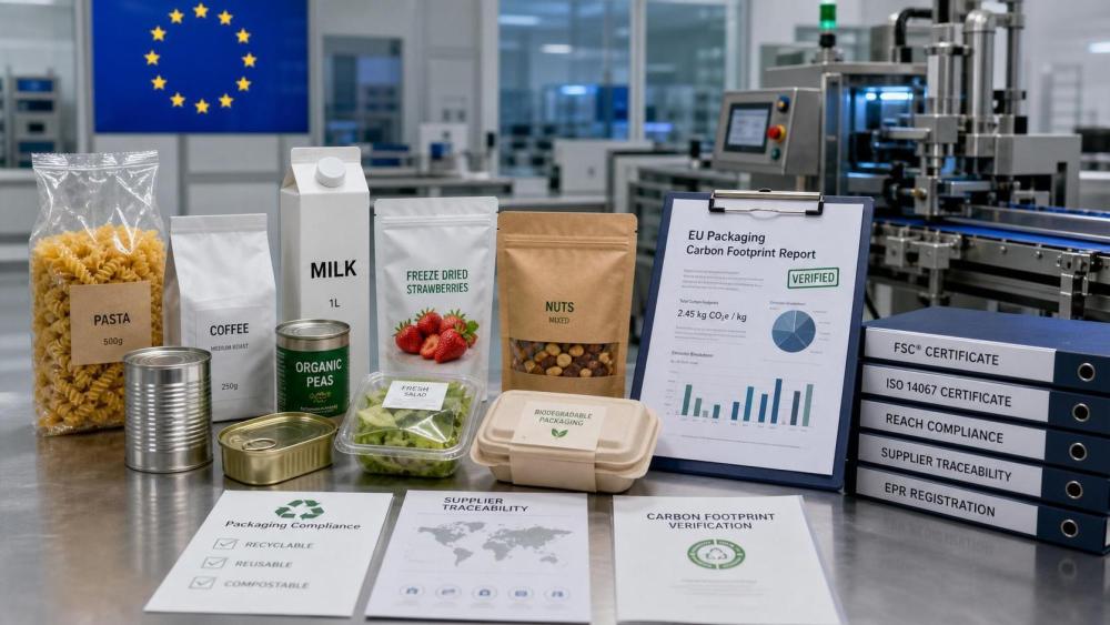 EU Requires Carbon Footprint Declarations for Food Packaging EU Requires Carbon Footprint Declarations for Food Packaging
