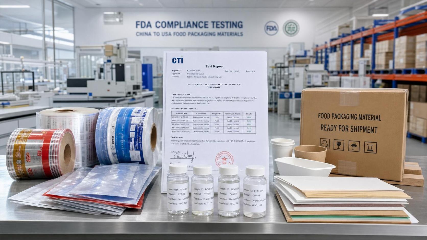 FDA Sets New Testing Rule for China Food Packaging