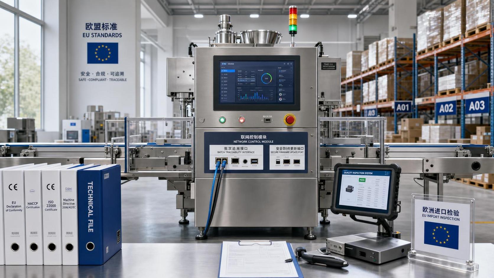 EU Sets CyberTrace Rule for Imported Food Machinery
